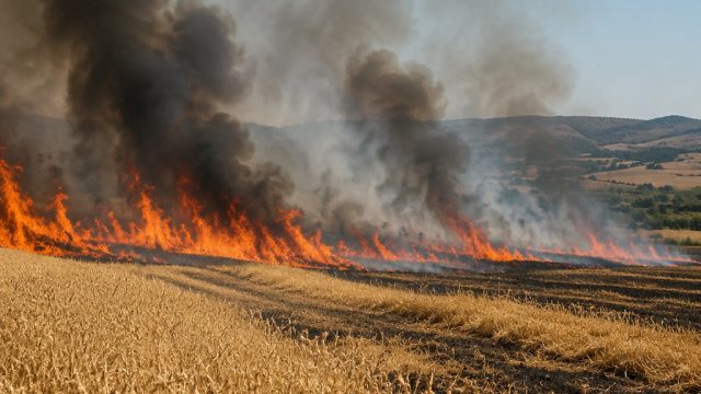 Fire Destroys 30 Hectares of C