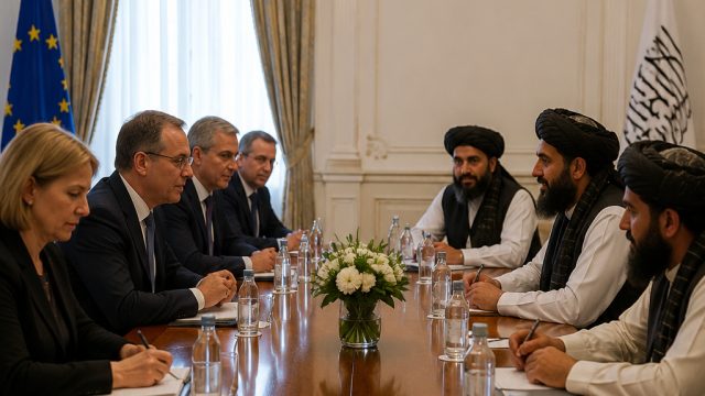 EU Engages Taliban Officials i