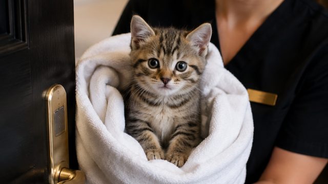 Unexpected Kitten Delivery Lea