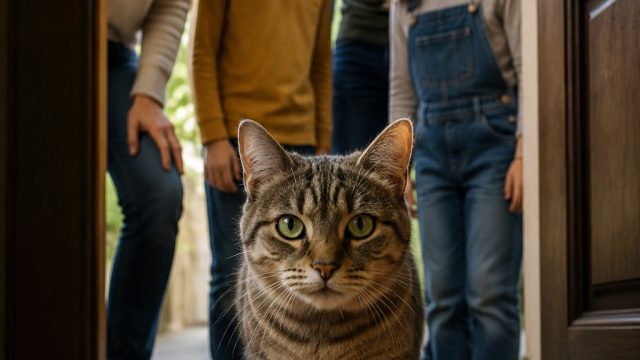 Surprise Feline Encounter: A N
