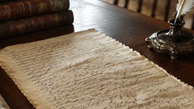Historical Document Reflects o