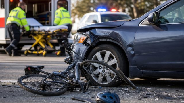 Bicyclist Hurt in Serious Car 