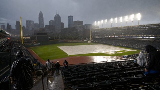 Rain Interrupts Guardians' Gam
